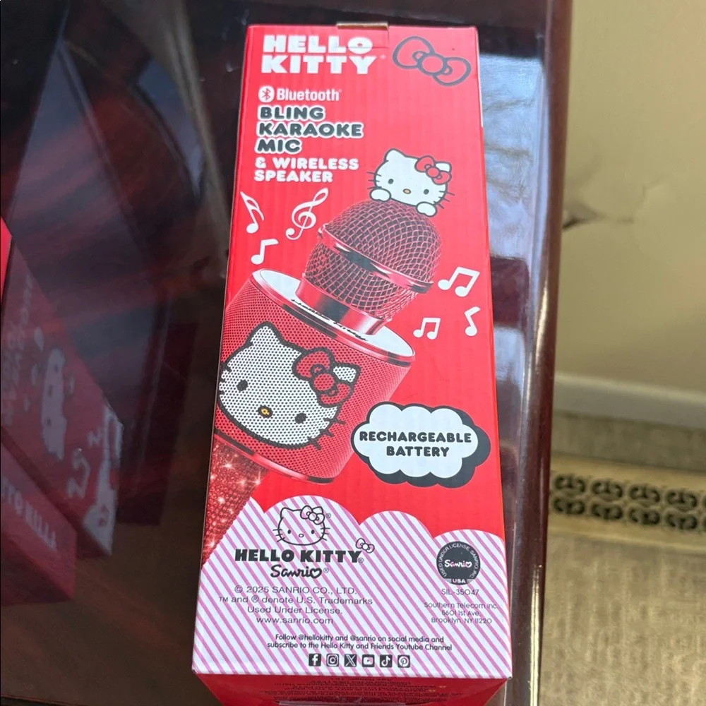 Hello Kitty Bluetooth Headphones and Earbuds Set - Red, White, and Black